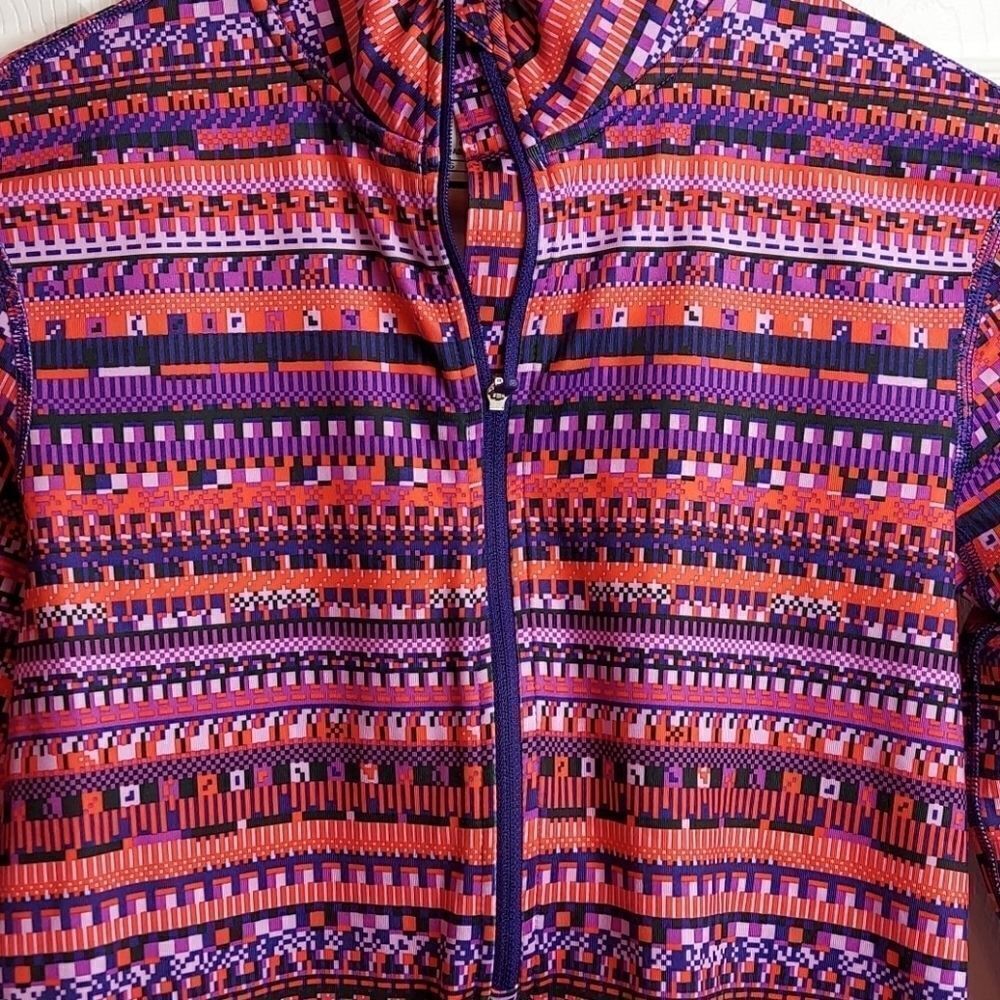 Nike Pro Hyperwarm 8 Bit Half Zip Pullover Sz S - image 8